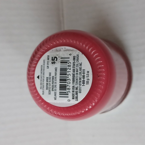 4/$30 New Festive Spice Scented Candle - Picture 3 of 5